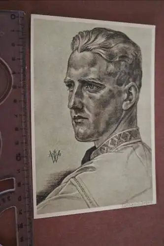  tolle alte Künstlerkarte - Willrich  - Jungendführer Siebenbürgen 