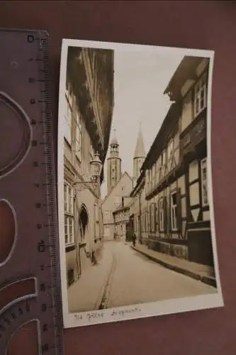 tolle alte Karte  Goslar Harz  Alt-Goslar Burgstraße 