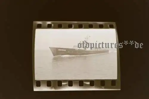 tolles altes Negativ  Zollkreuzer Kniepsand - 60er Jahre 