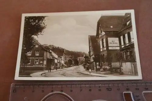 tolle alte Karte Luftkurort Marsberg - Hauptstrasse 1931