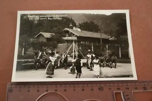 tolle alte Karte Bandtanz Bayrischzell  30-40er Jahre 
