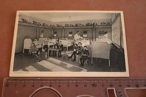 tolle alte Karte - Lippstadt Dreifaltigkeits-Hospital Kinderstation 1932