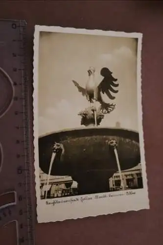 tolle alte Karte  Reichsbauernstadt Goslar Markt Brunnen Adler 