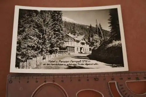 tolle alte Karte  Hotel und Pension Fernpaß - Tiroler Alpenstrasse