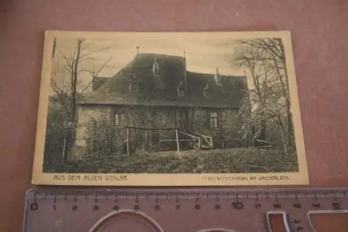 tolle alte Karte Aus dem alten Goslar Stadtbefestigung am Wasserloch 