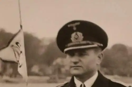 tolles altes Foto - U-Boot Kommandant Bleichrodt 