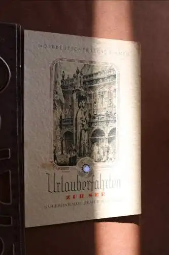 tolle alte Menukarte Frühstück - Nordd. Lloyd - Der Deutsche  1936