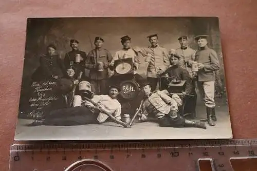 tolles altes Foto - Gruppe Soldaten § 11 - 4/22 
