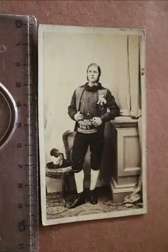 tolles altes CDV Foto - Portrait Schauspieler Theater Innsbruck  ?? 