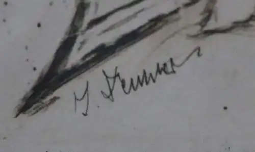 tolles altes Foto - Karikatur Portrait eines Soldaten