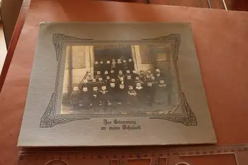 tolles altes Klassenfoto - Knabenschule - 1910-20 ??? Ort ??? 