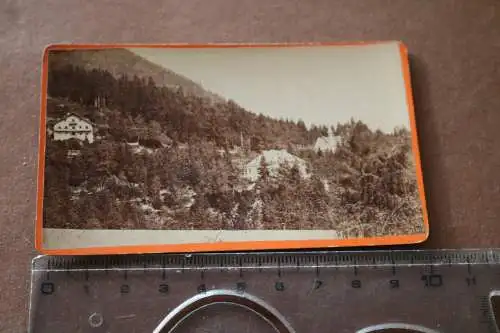 tolles altes CDV Foto - Kauffoto ?  Ansicht Bad  Gastein  ??? 
