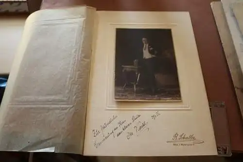 tolles altes großes Foto - Portrait eines Herrn - Otto Viastel ?   Wien 