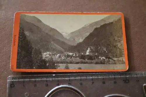 tolles altes CDV Foto - Kauffoto ?  Ansicht Böckstein 