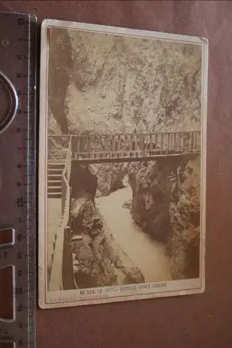 tolles altes Kabinettfoto - Kauffoto Trient Passage 1880-1900 ?