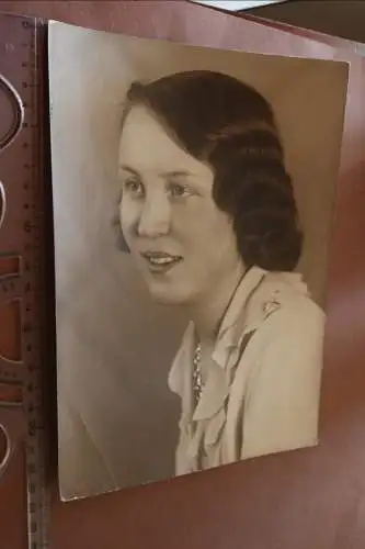 tolles altes Foto - Portrait einer hübschen Frau - 20-30er Jahre 