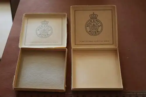 zwei alte Zigarettenschachteln - Muratti´s Kork - Alter ? (3)