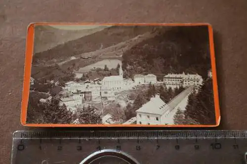 tolles altes CDV Foto - Kauffoto ?  Ansicht Bad  Gastein (2)
