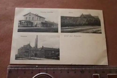 tolle alte Karte Ansichten aus Kapellen Grevenbroich Bahnhof Brauerei Mühle 1915