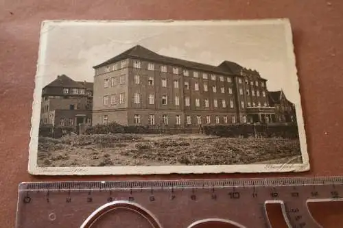 tolle alte Karte  Krankenhaus - Lünen, Lippe 1943