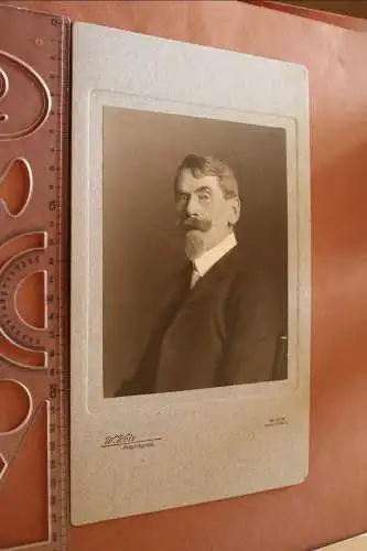 tolles altes großes Kabinettfoto - Portrait eines Herren - berühmt ??  Wien 