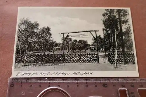 tolle alte Karte - Eingang Reichsautobahnlager - Fallingborstel 30-40er Jahre ?