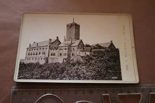 tolles altes Kabinettfoto - Kauffoto Wartburg von Osten 