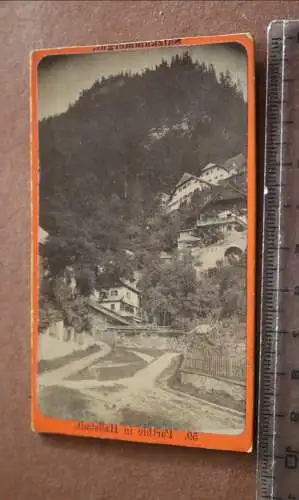 tolles altes CDV Foto - Kauffoto ?  Partie in Hallstadt