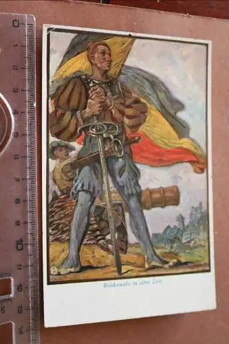 tolle alte Künstlerkarte - Reichswehr alte Zeit offizielle Reichswehr-Postkarte 