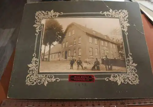 tolles altes  Foto -  Gaststätte Dohrendorf - 1912  - Hamburg Umgebung ???