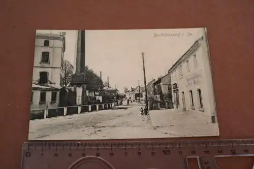 tolle alte Karte - Großröhrsdorf Sachsen - Strasse - 1910-20 ??