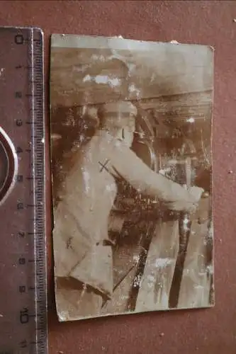 altes Foto - Soldat  Geschützbedienung - Unterstand ?? 