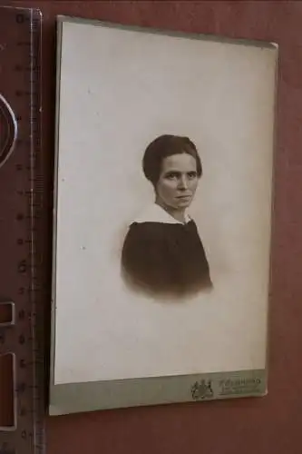 altes Kabinettfoto - Portrait einer Frau - Ludwigsburg 