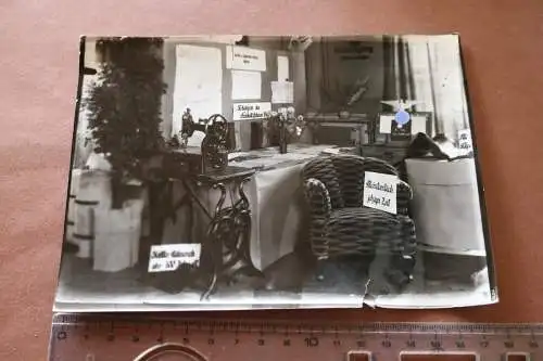 tolles altes Foto  Ausstellung Sattler u. Tapezierer-Innung Uelzen - 30er Jahre 