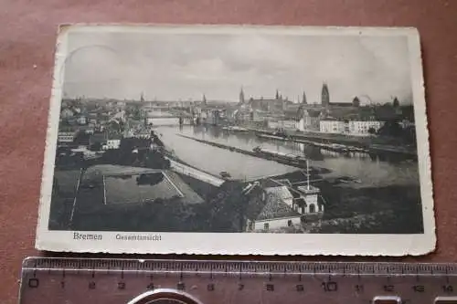 tolle alte Karte Bremen Gesamtansicht 1913