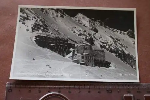 tolles altes Foto - Garmisch-Partenkirchen Schneefernerhaus - abfotograf. Karte?