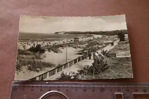 tolle alte Karte  Ostseebad Baabe Rügen - Strand 50-60er Jahre 