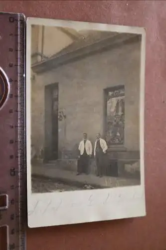 tolles altes Foto - Friseur-Salon .... in ...... 1910-20 