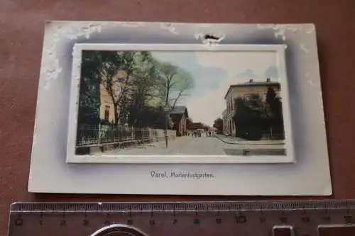 tolle alte Karte Varel Oldenburg Marienlustgarten - 1914