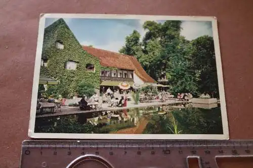 tolle alte Karte Georgenhof Hotel Restaurant Cafe - Hannover ? 30-50er Jahre ?