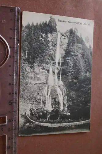 tolle alte Karte Romker Wasserfall im Okertal 1914