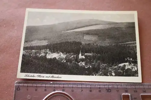 zwei tolle alte Karten - Schierke im Harz  50er Jahre ?