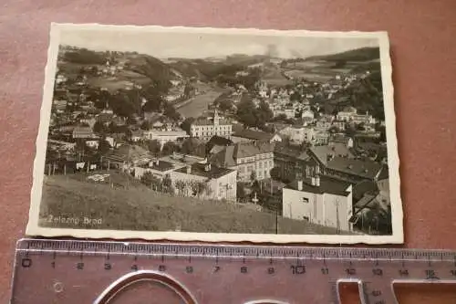 tolle alte Karte - Zelezny Brod  Eisenbrod - Böhmen und Mähren - 1943