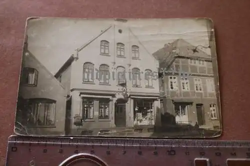 tolles altes Foto - Gebäude - Zahnarzt Herm. Hamm - Winsen - Luhe ? 1924