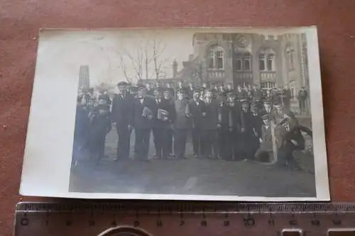tolles altes Foto - Schüler - Bauschule  Rehburg Stolzenau - 1914