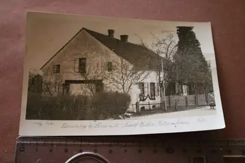 alte Fotokarte - Leonding b Linz  A.H. Elternhaus - 30-40er Jahre 