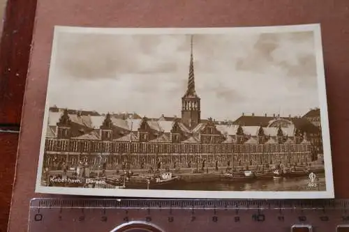 tolle alte Karte - Dänemark Kopenhagen Börse 1925
