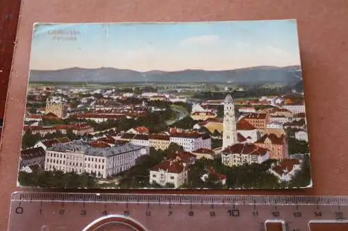 tolle alte Karte - Ansicht Ljubljana  Slowenien 1924