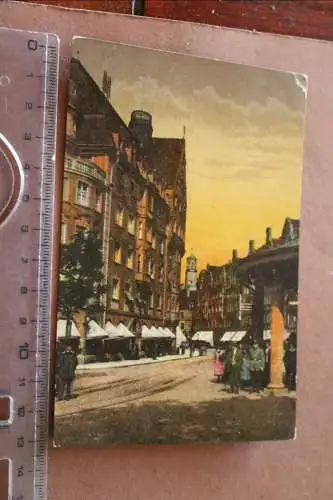 tolle alte Karte - Augsburg - Bürgermeister Fischerstr. 1926