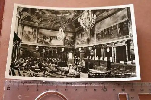 tolle alte Karte - Kaisersaal - Frankfurt am Main  30-50er Jahre ?